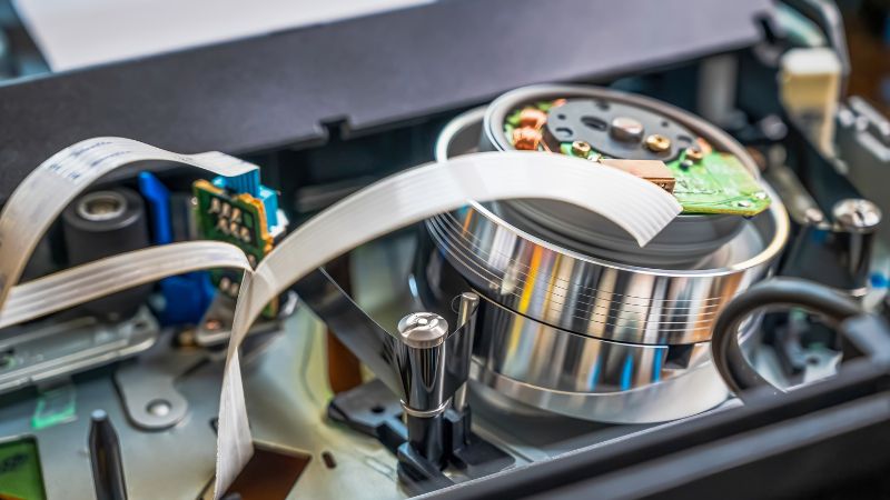 cleaning vhs vcr head
