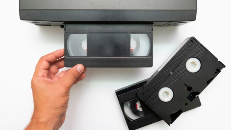 old tape player
