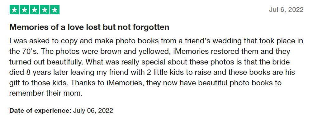 reviews imemories photos