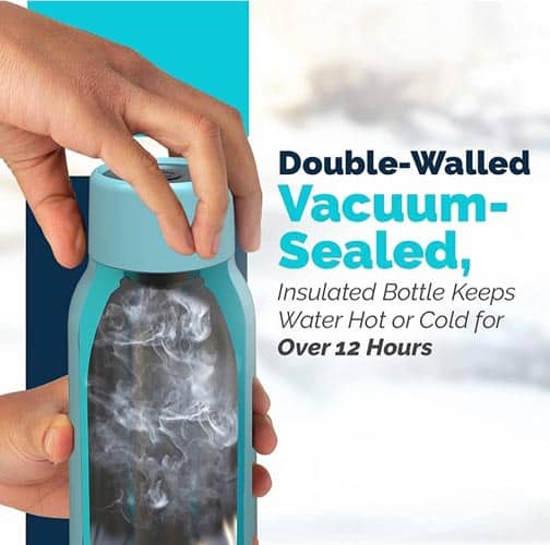 UVBrite Go Water Bottle Vacum Sealed